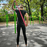 Еластичний стрічковий еспандер сегментований із 8 петлями, фото 10