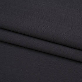 Напівпанама гладкофарбована бавовняна (шир 154 см), колір Сажа