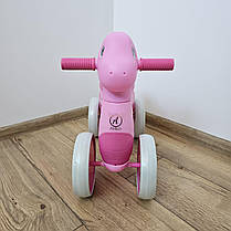 Біговел дитячий, каталка Avko Dino 05 Pink звукові та світлові ефекти, фото 2