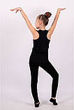 Лосини для гімнастики, танців, хореографії трикотажні, фото 2