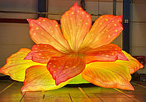 Надувна декорація квітка 6 м із підсвіткою для сцени та виставок, фото 4