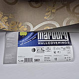 Шпалери флізелінові 0.53 × 10.05 м Marburg 58601, коричневі для спальні, вітальні, коридору, фото 5