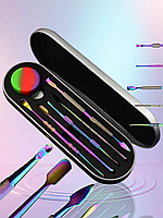 Стеки для ліплення набір із 5 шт. 2-стор. інструментів у металевій коробці +баночка для змішування.