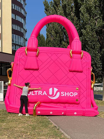 Надувна декорація сумка 5,5 м для рекламних акцій і вітрин, фото 1