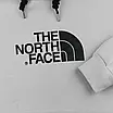Худі The North Face світло-сіра тепла м’яка якісна на флісі з начосом, фото 8
