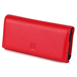 Гаманець жіночий шкіряний VERMARI 72081-1806 RED/BLACK, фото 1