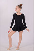 Купальник гімнастичний зі спідницею біфлекс
