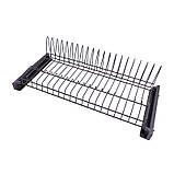 Сушка для посуду фасад 600мм графіт (1 піддон пластик) VIBO, фото 6