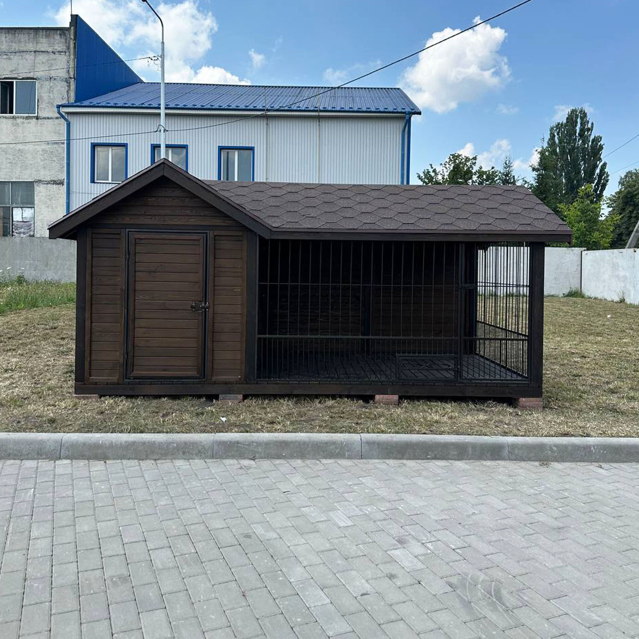 Утеплений вольєр для собаки, фото 1