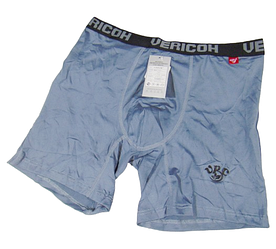 Чоловічі труси боксери подовжені XL сірі Vericoh 1157