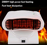 Тепловентилятор електричний 2000 вт raf 1185 Поворотний керамічний нагрівач Дуйка з регулятором температури, фото 3