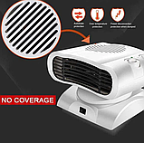 Тепловентилятор електричний 2000 вт raf 1185 Поворотний керамічний нагрівач Дуйка з регулятором температури, фото 6