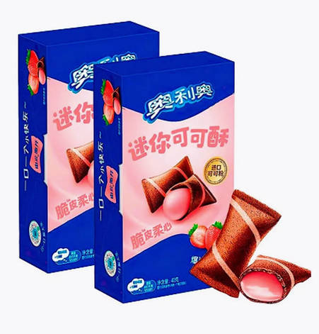 Печенье Oreo Mini Cocoa Wafer Bites Chocolate 40g, фото 1