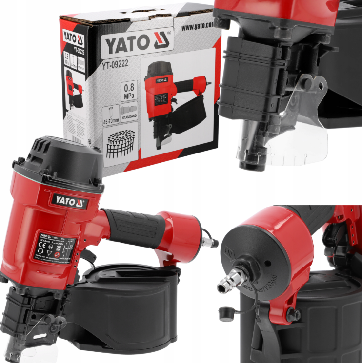 Цвяхозабивач барабанний для цвяхів 45-70 мм YATO YT-09222, фото 1