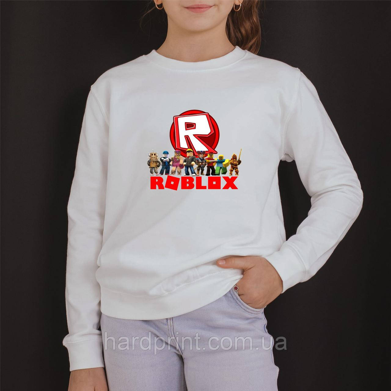 Теплий світшот з принтом Роблокс. Дитяча толстовка Roblox, фото 1