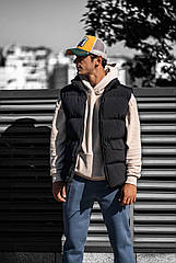 Чоловіча жилетка Модель: 1434-0510 Колір: чорний, сірий, молоко