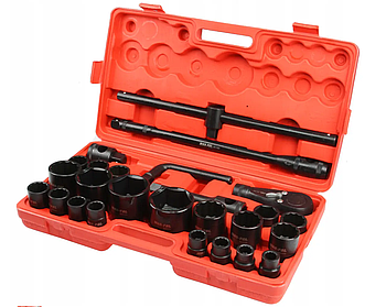 Набір інструментів MAR-POL 3/4", 1" 6 та 12-гр 17-65 мм M58249