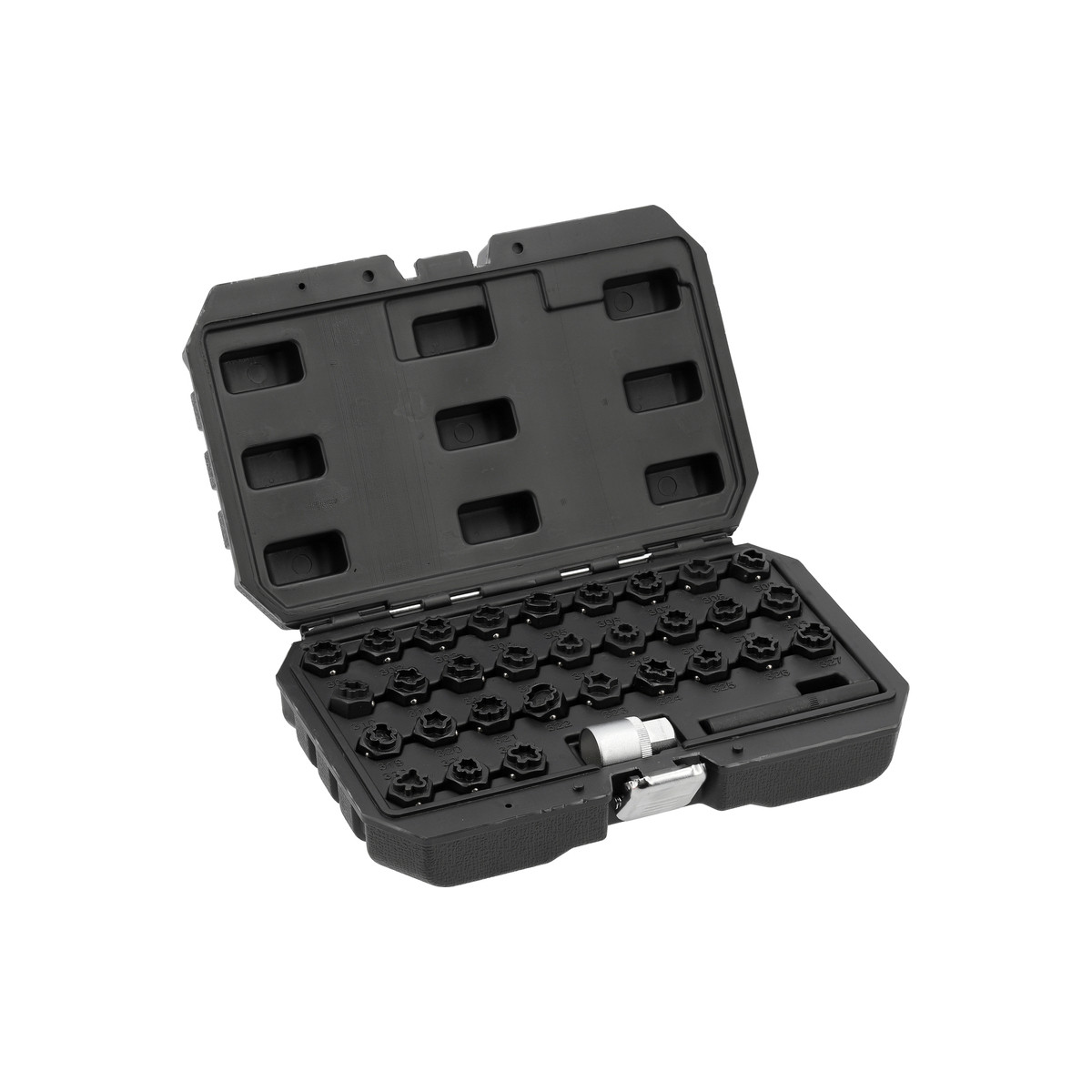 Комплект торцевих вставок до захисних гвинтів колісних дисків авто Mercedes 1/2" 32 шт. Yato YT-060390, фото 1