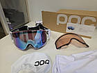 Гірськолижна маска POC Nexal Carity Hydrogen White 2 лінзи S2 Partly Sunny Blue / S1 Cloudy Coral, фото 2