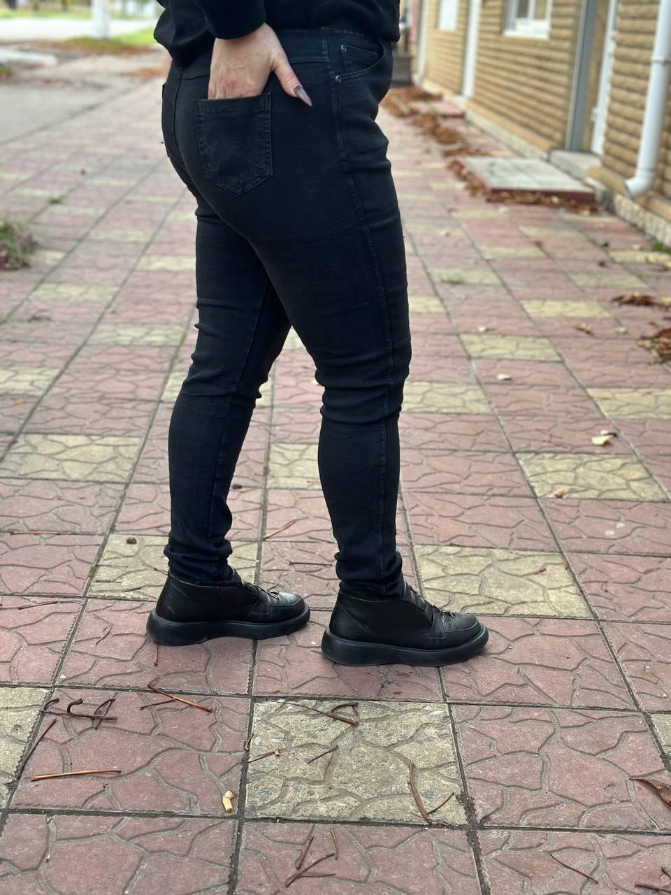 Теплі жіночі джинси на хутрі"Ластівка" Art: 4069-2, фото 1