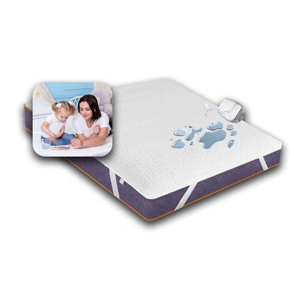 Наматрацник махровий 180*190 AQUA STOP Light ТМ Family Sleep, фото 1