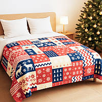 Плед фліс Нордична мозаїка 150x200 см Love You