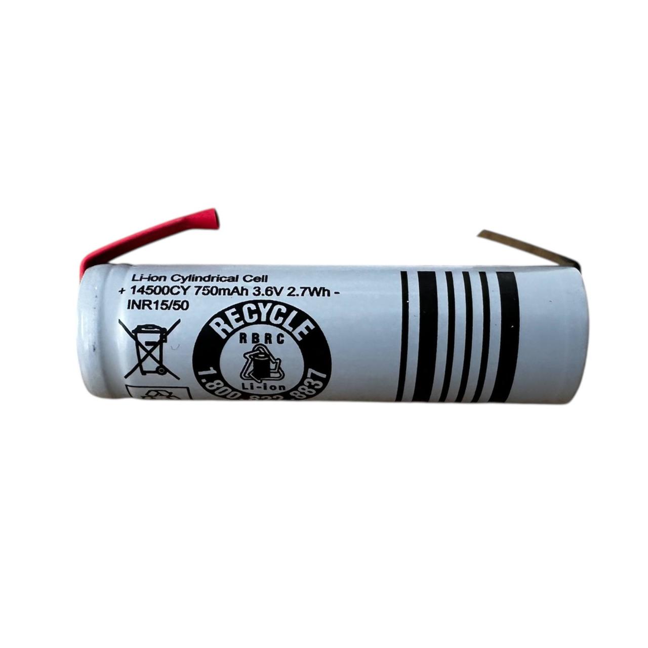 Акумулятор для бритви Philips 14500 3.7V 750 mAh Li-ion