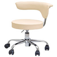 Стільчик для майстра педикюру 325 Бежевий