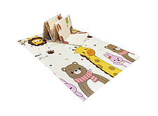 Дитячий термокилимок двосторонній Складний Класики ХРЕ 058/060 Леви Жирафи 1.8х1.2м 8мм +сумка, фото 2