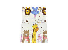 Дитячий термокилимок двосторонній Складний Класики ХРЕ 058/060 Леви Жирафи 1.8х1.2м 8мм +сумка, фото 3