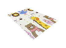 Дитячий термокилимок двосторонній Складний Класики ХРЕ 058/060 Леви Жирафи 1.8х1.2м 8мм +сумка, фото 5