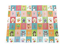 Дитячий термокилимок двосторонній Складний Мапа світу HF38/HF50 Тваринки 200х150х1см +сумка, фото 3