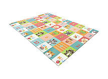 Дитячий термокилимок двосторонній Складний Мапа світу HF38/HF50 Тваринки 200х150х1см +сумка, фото 5