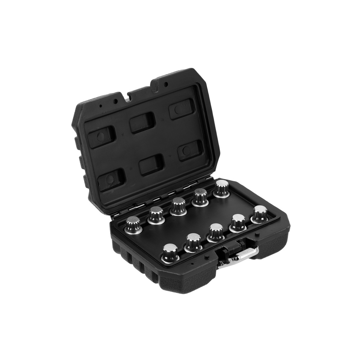 Комплект торцевих вставок до захисних гвинтів колісних дисків авто BMW з квадратом-1/2" 10шт. Yato YT-060392, фото 1