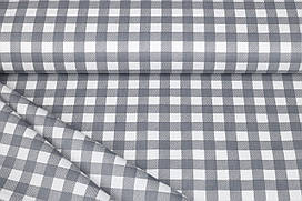 Сатин-твіл Клітинка сіра