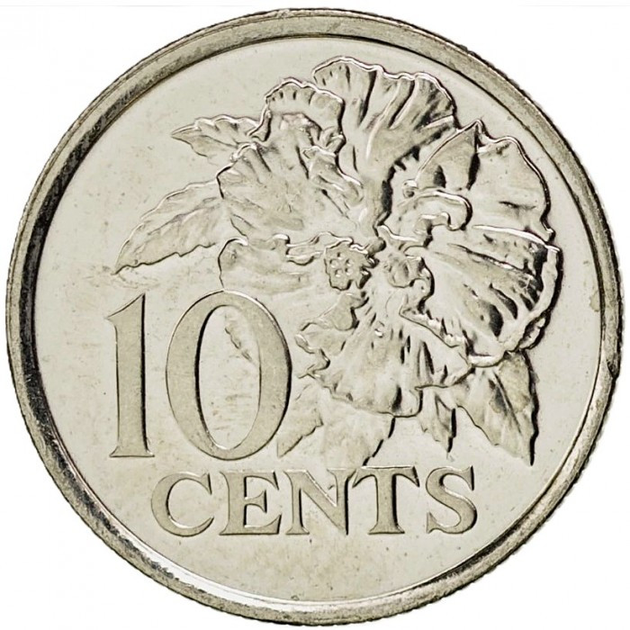 Монета Тринідад і Тобаго 10 центов 2006 р., фото 1