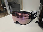 Гірськолижна маска Oakley Flight Tracker L (XL)Matte Black лінза Prizm HiPink Iridium + Кейс, фото 6