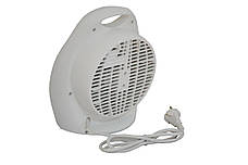 Побутовий спіральний тепловентилятор Grunhelm FH-03 Дуйчик 2000 Вт Білий, фото 4