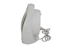 Побутовий спіральний тепловентилятор Grunhelm FH-03 Дуйчик 2000 Вт Білий, фото 5