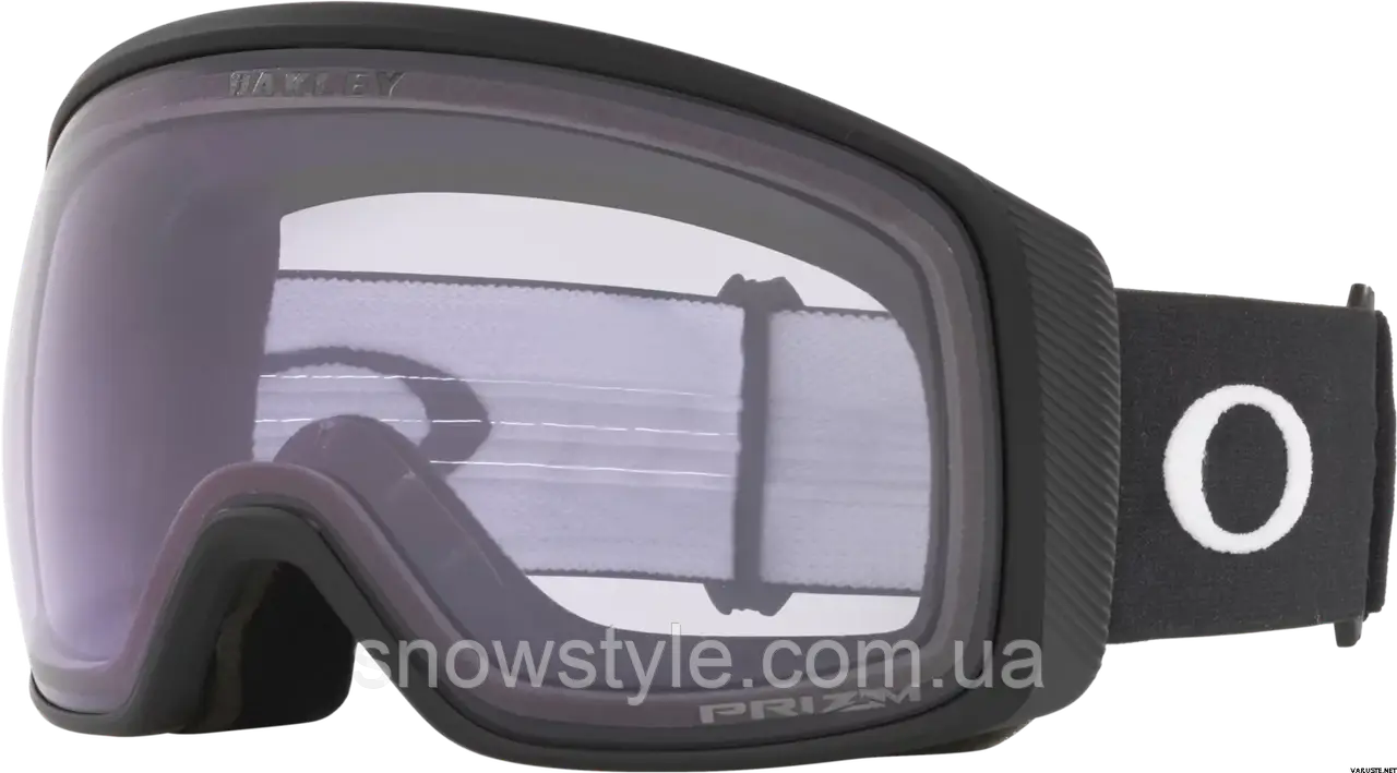 Гірськолижна маска Oakley Flight Tracker L (XL) Matte Black лінза Prizm Clear  + Кейс УЦІНКА, фото 1