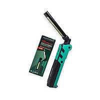 Ліхтар інспекційний багатофункціональний 1 cob 5w + 3w, акб 2000 маг, магніт, usb складаний Rock FORCE