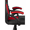 Крісло комп'ютерне геймерське Bonro YS-6056 червоне з регулюванням висоти сидыння для офісу, підлітка, школяра, фото 7
