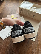 Жіночі білі сірі шкіряні кросівки Golden Goose Super-Star із зіркою білі кеди, фото 4