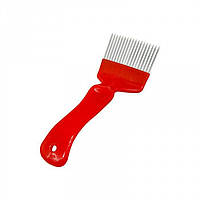 Вилка пластмасова  (18 голок) червона
