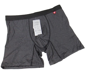 Труси боксерки подовжені в смужку XL чорні Amigo 3175