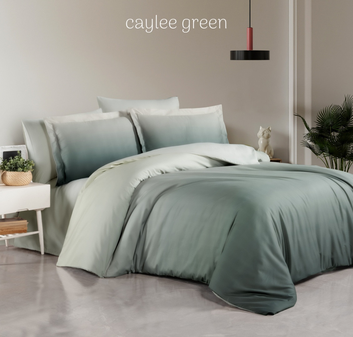 Постільна білизна Frist choice сатин євро розмір Caylee green, фото 1