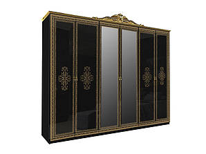 Шафа 6Д "Дженніфер Black-Gold" MiroMark