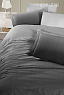 Постільна білизна Frist choice сатин євро розмір Caylee grey, фото 2