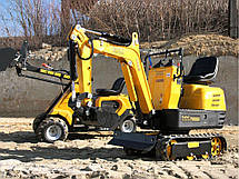 Міні-екскаватор NEX GROUP NANO | 560 кг | Глибина 1.2 м | Гусеничний | Поворот стріли, фото 5