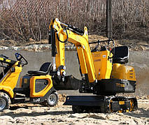 Міні-екскаватор NEX GROUP NANO | 560 кг | Глибина 1.2 м | Гусеничний | Поворот стріли, фото 4